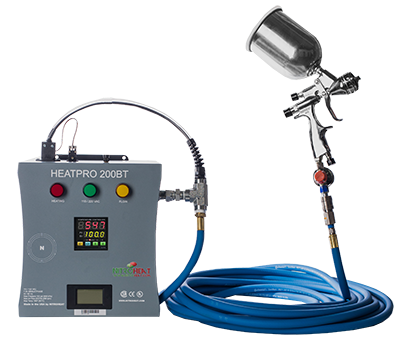 HeatPro 200 heater controller with heated hose and spray gun